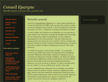 Tablet Screenshot of conseil-epargne.info